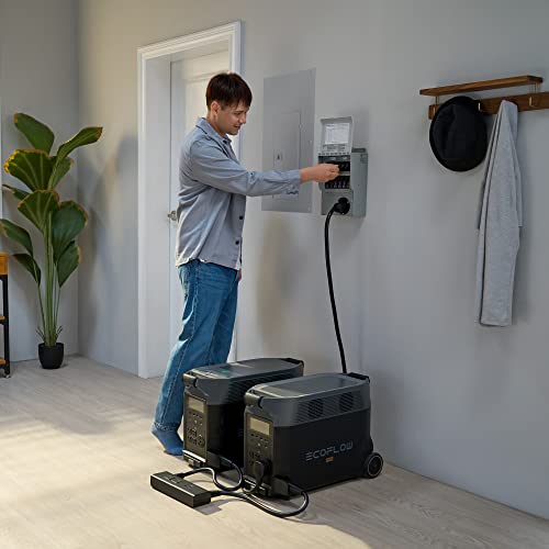 2 DELTA Pro 3 with 50 Amp Hub, 120/240V 8000W AC Output, Solar Generator F916832