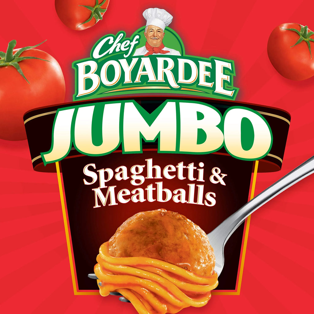 14.5 oz 12 Pack Jumbo Spaghetti and Meatballs Z90729