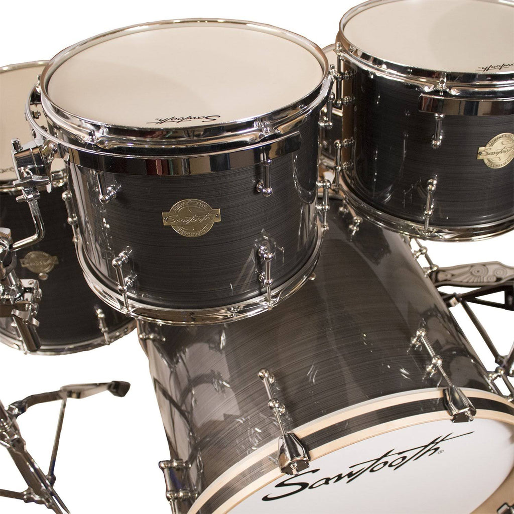 7-Piece Drum Set Shell Pack, Silver Streak B625961