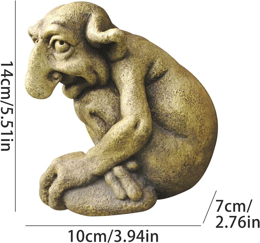 Cast Stone Troll Statues W63641