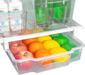 Clear Pack of 2 Adjustable Refrigerator Drawer Set V45108