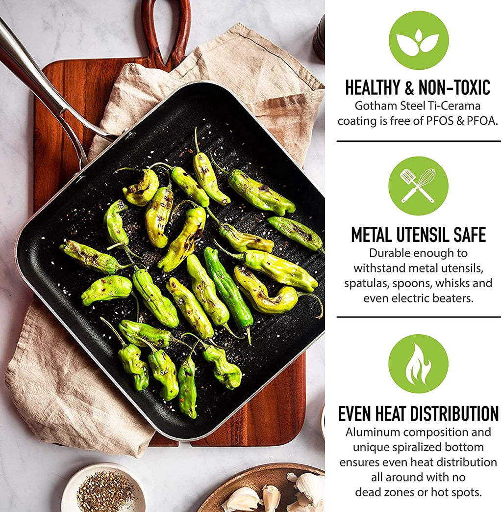 Nonstick Grill Pan, 10.5 inch Q12897