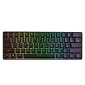61 Keys Multi Color RGB LED Backlit Wired Mechanical Gaming Keyboard V94739