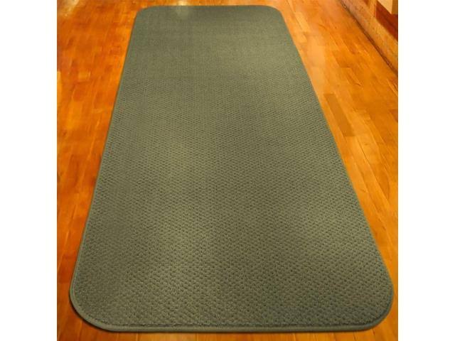 Skid-Resistant Carpet Runner Olive Green 12 ft. x 27 in. E199