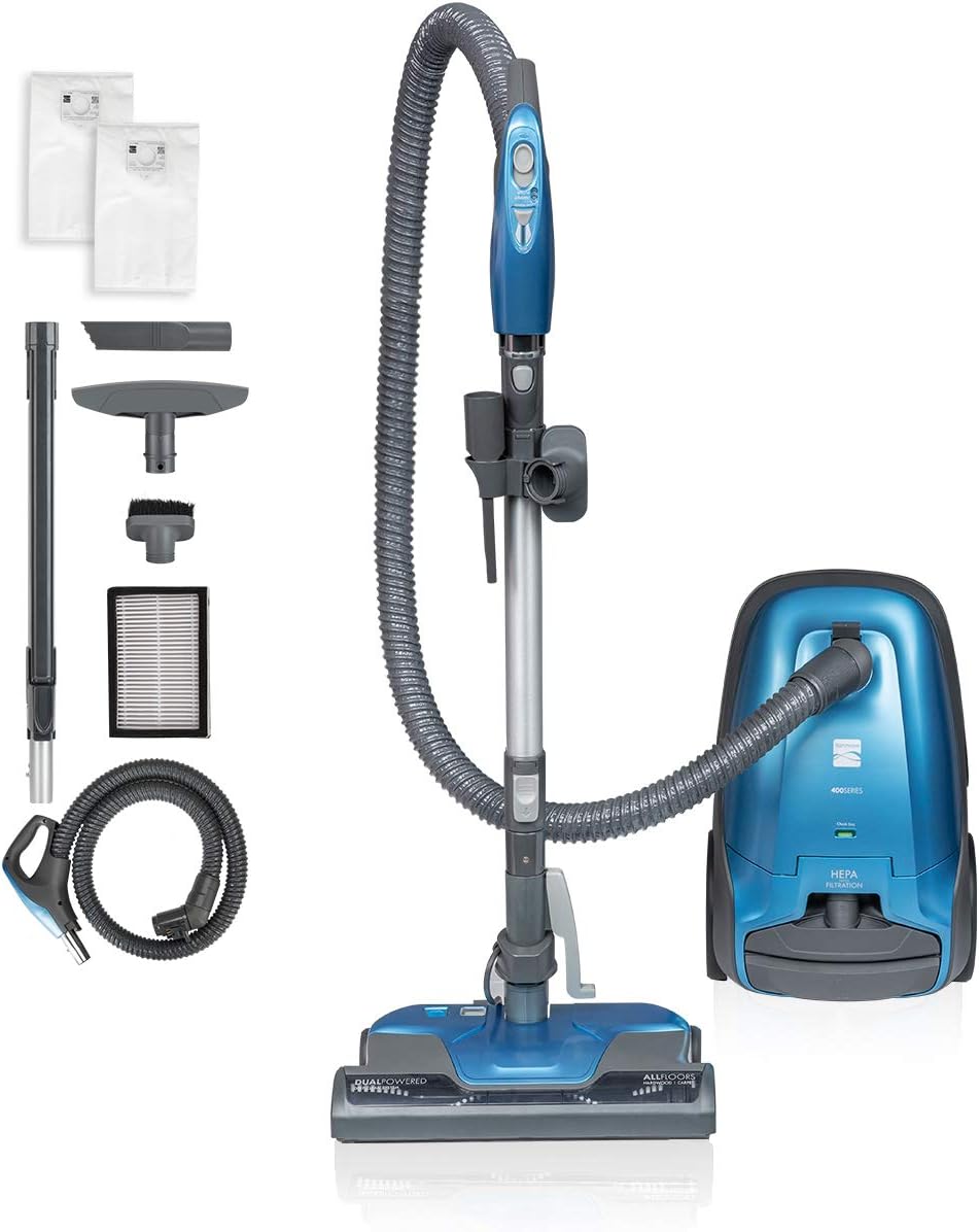 Lightweight Bagged Canister Vacuum Cleaner with HEPA W493