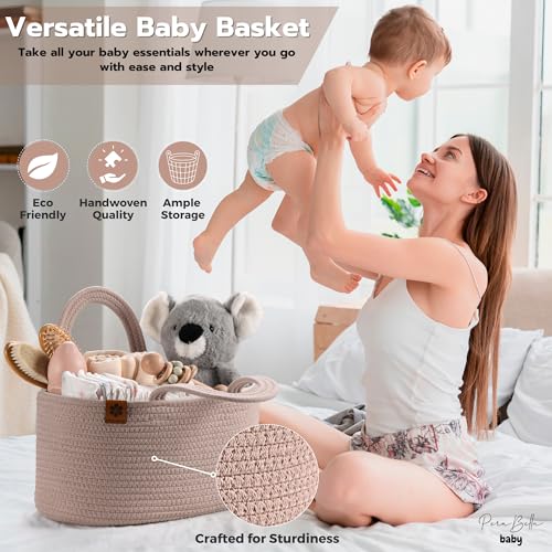 Baby Diaper Caddy Organizer Basket P565