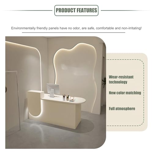 Natural 90*60*100cm Reception Desk T155633