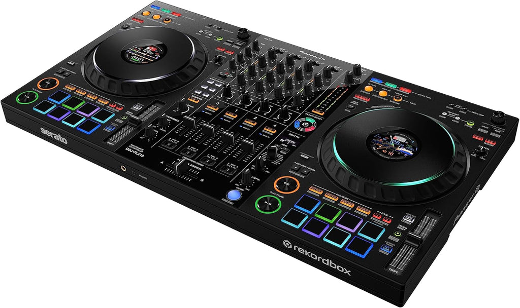 Black 4-deck DJ Controller A301