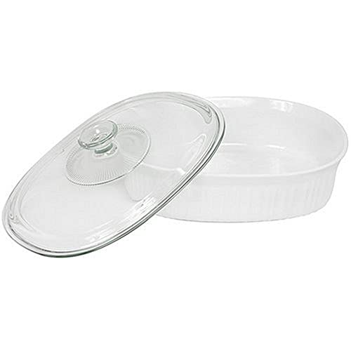 2-1/2-Quart Oval Casserole Dish with Glass Lid R52176