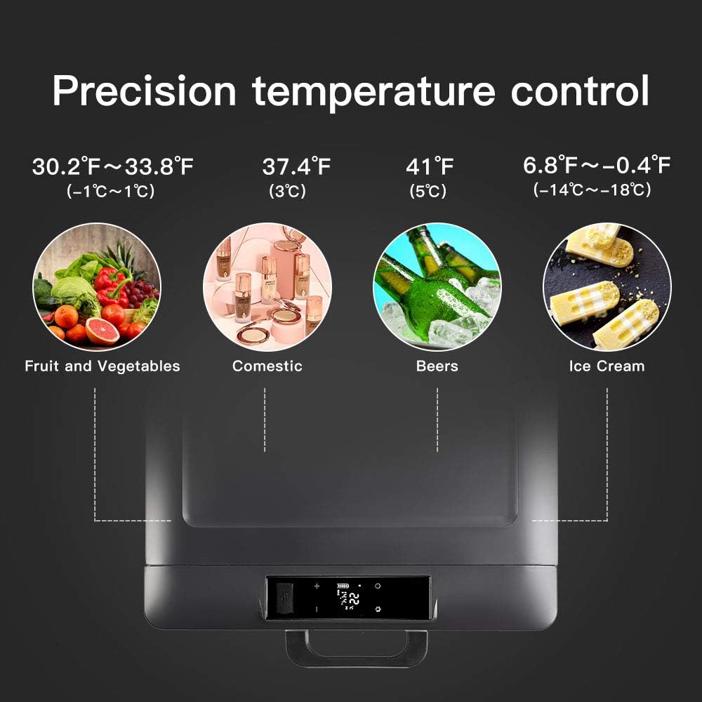 54qt Compact Car Refrigerator Freezer O456356