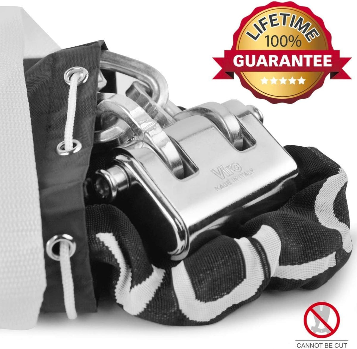 Security Chain and Lock Kit 5/16 Inch x 6 Foot V1936