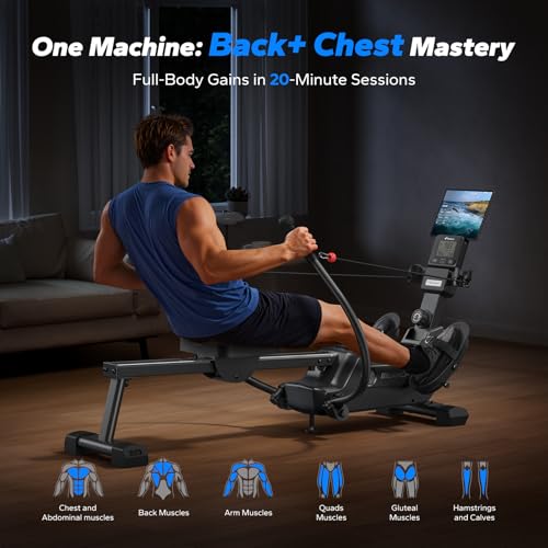 Magnetic Rowing Machine with 16-Level U2372