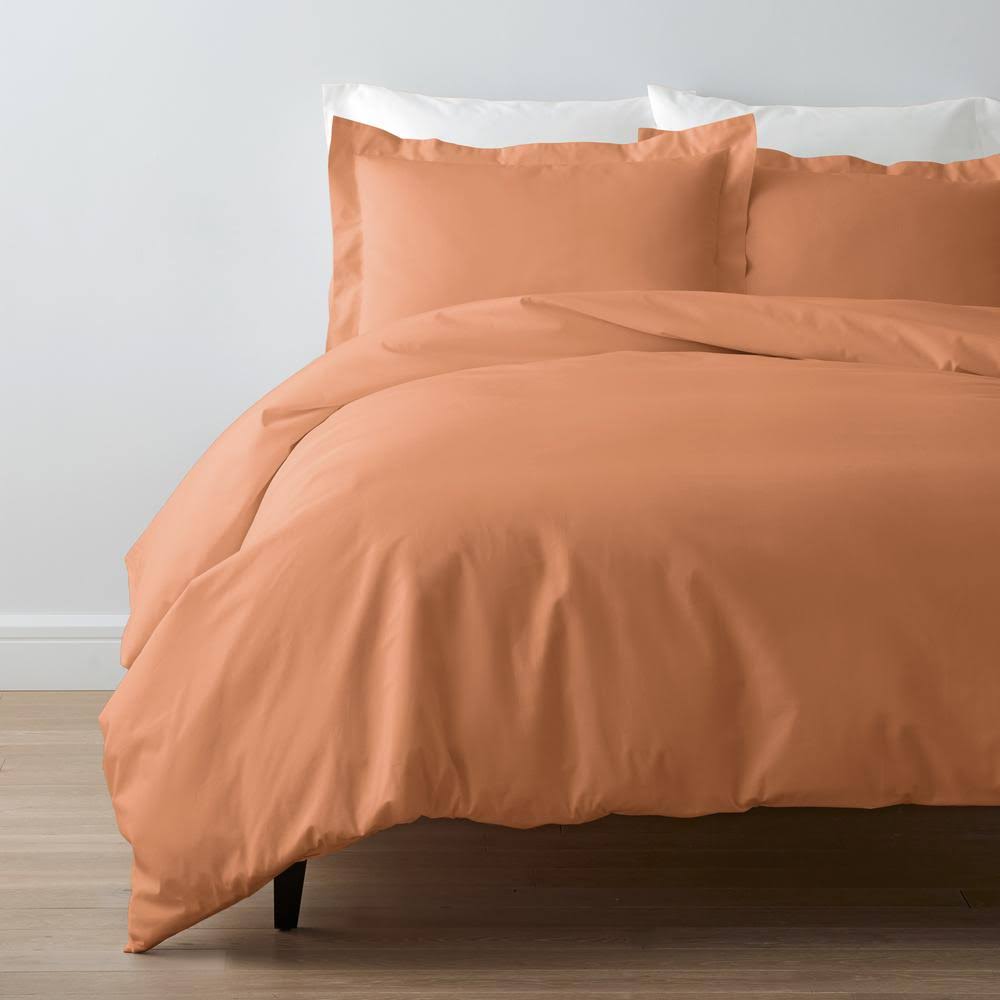 Cotton Percale Twin Duvet Cover D2602