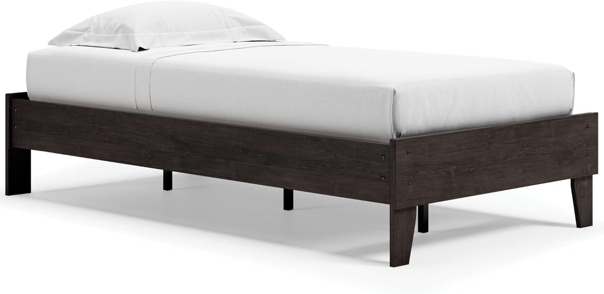 Full Mid-Century Modern Platform Bed A869942