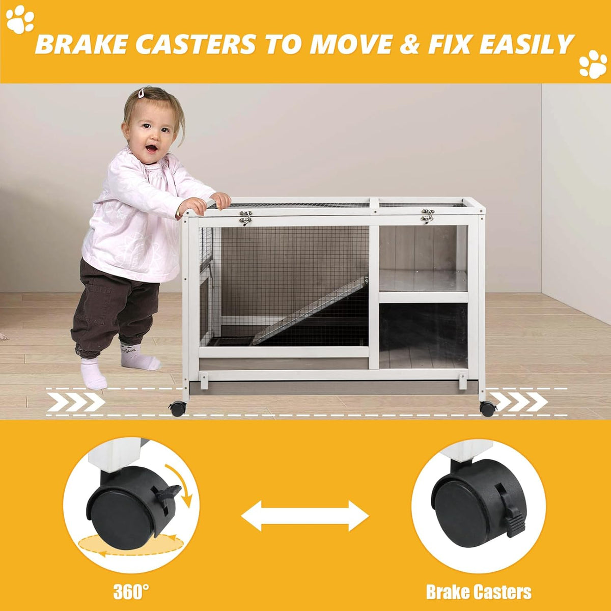 Small Animals Cage with Pull Out Tray E4721