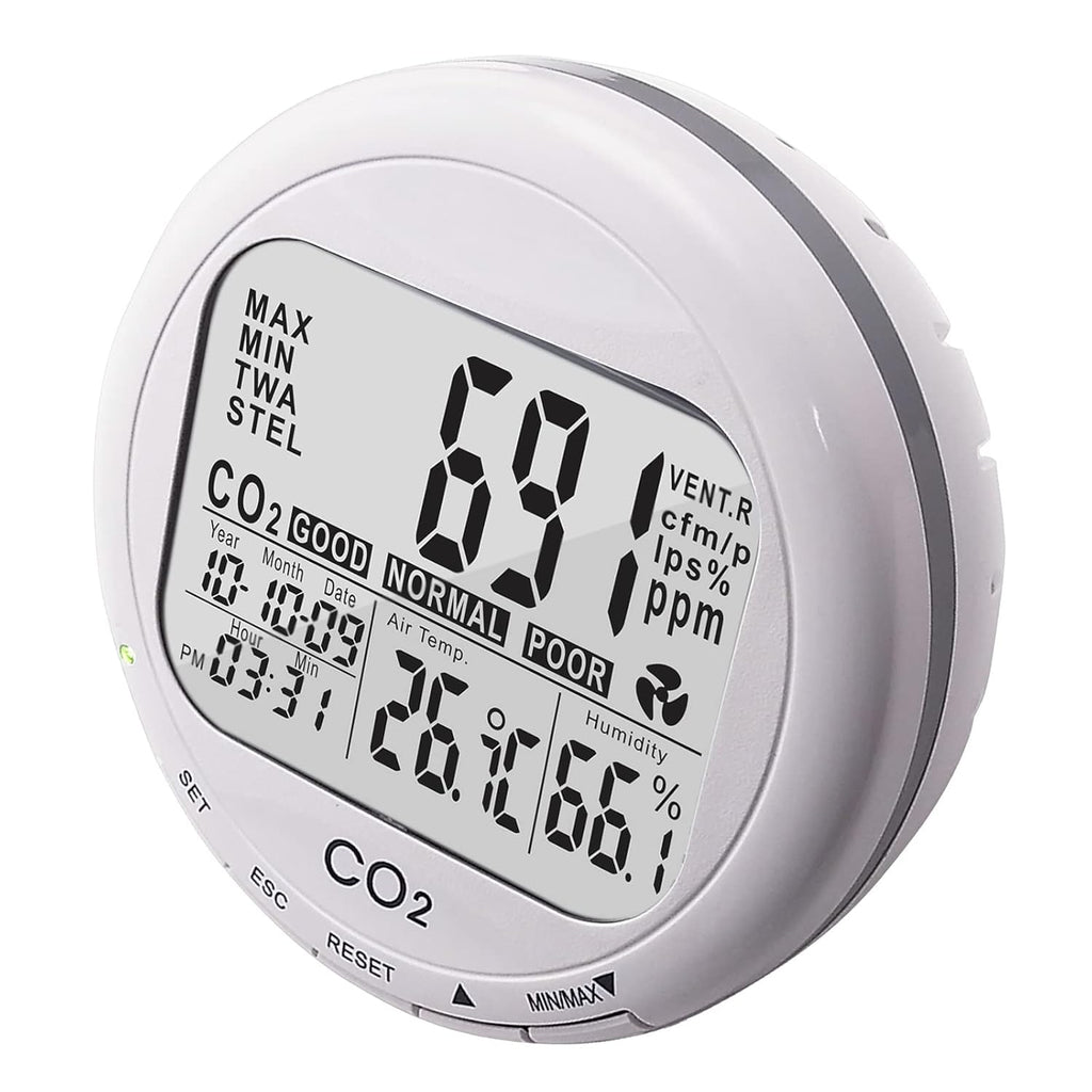 CO2 Carbon Dioxide Monitor with Relay Function NDIR Sensing Probe C481187