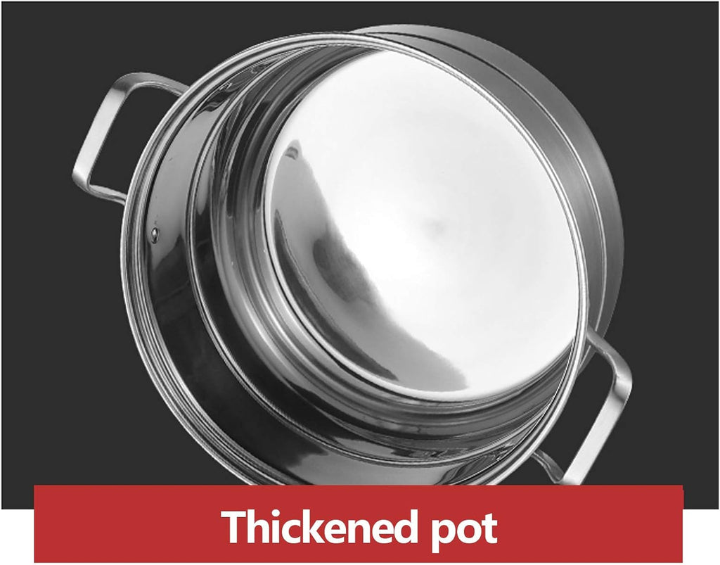12.8in 5 Tier Stainless Steel Steamer Pot H171