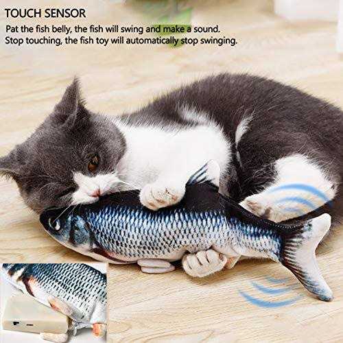 Electric Floppy Fish Cat Toy W61120