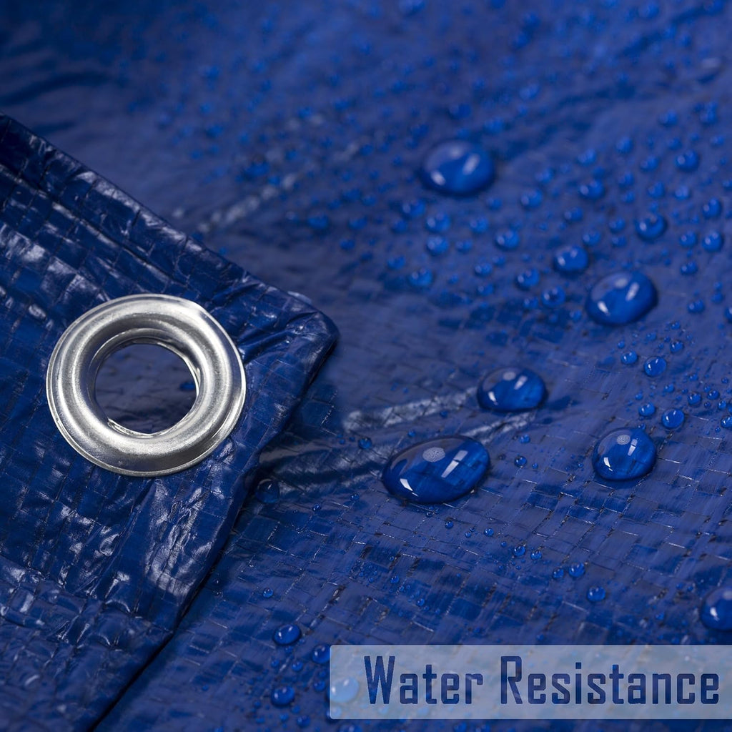 Blue Waterproof Poly Tarp M121372