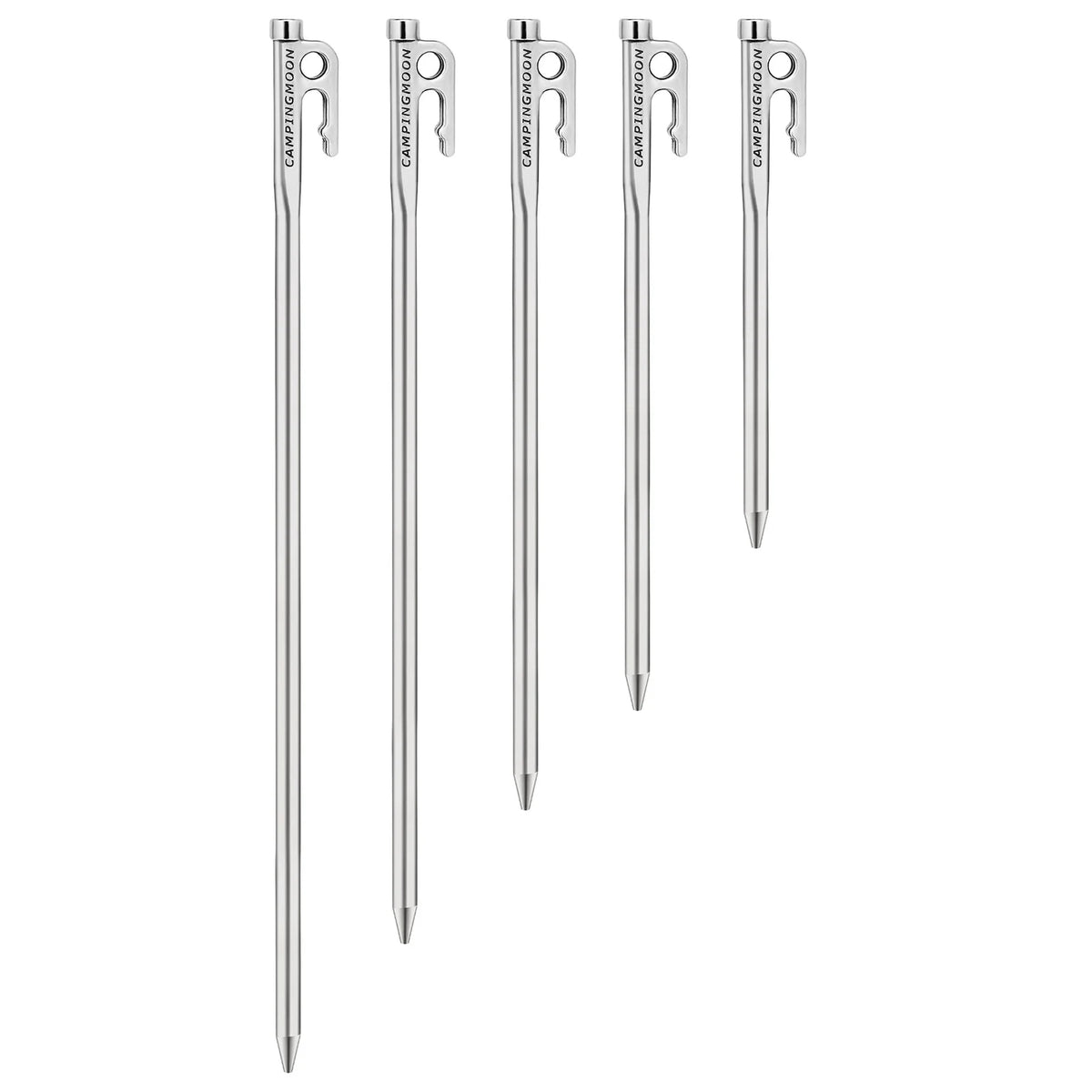 Heavy Duty Steel Tent Stake Kit with Hook and Hole Design V7897