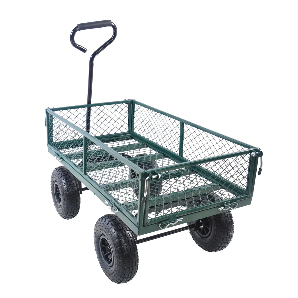 Heavy-Duty Wagon Cart Garden Cart 550lb Capacity Y972404