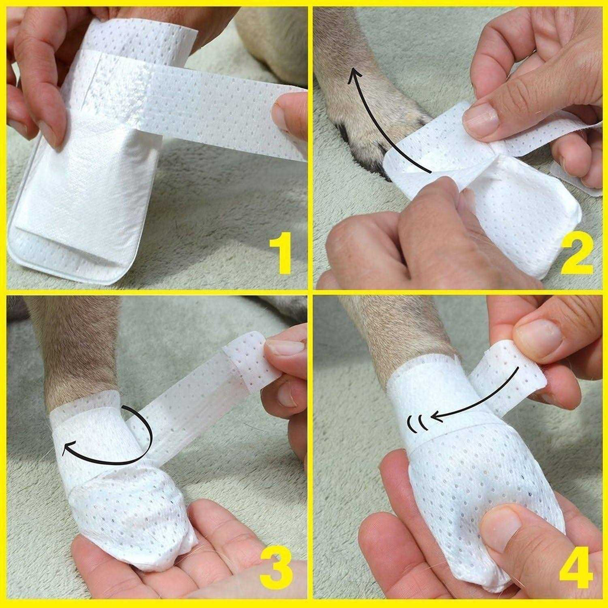 Paw Bandages for Dogs Cats and Pets Y66094