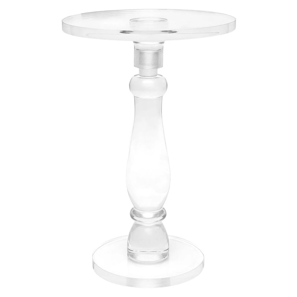 Clear Acrylic Round End Table C931