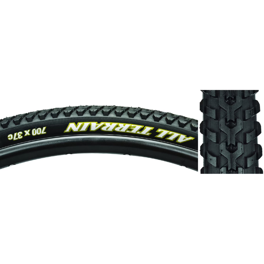 All Terrain Tire 700 x 37 Clincher Wire Steel Black K30102