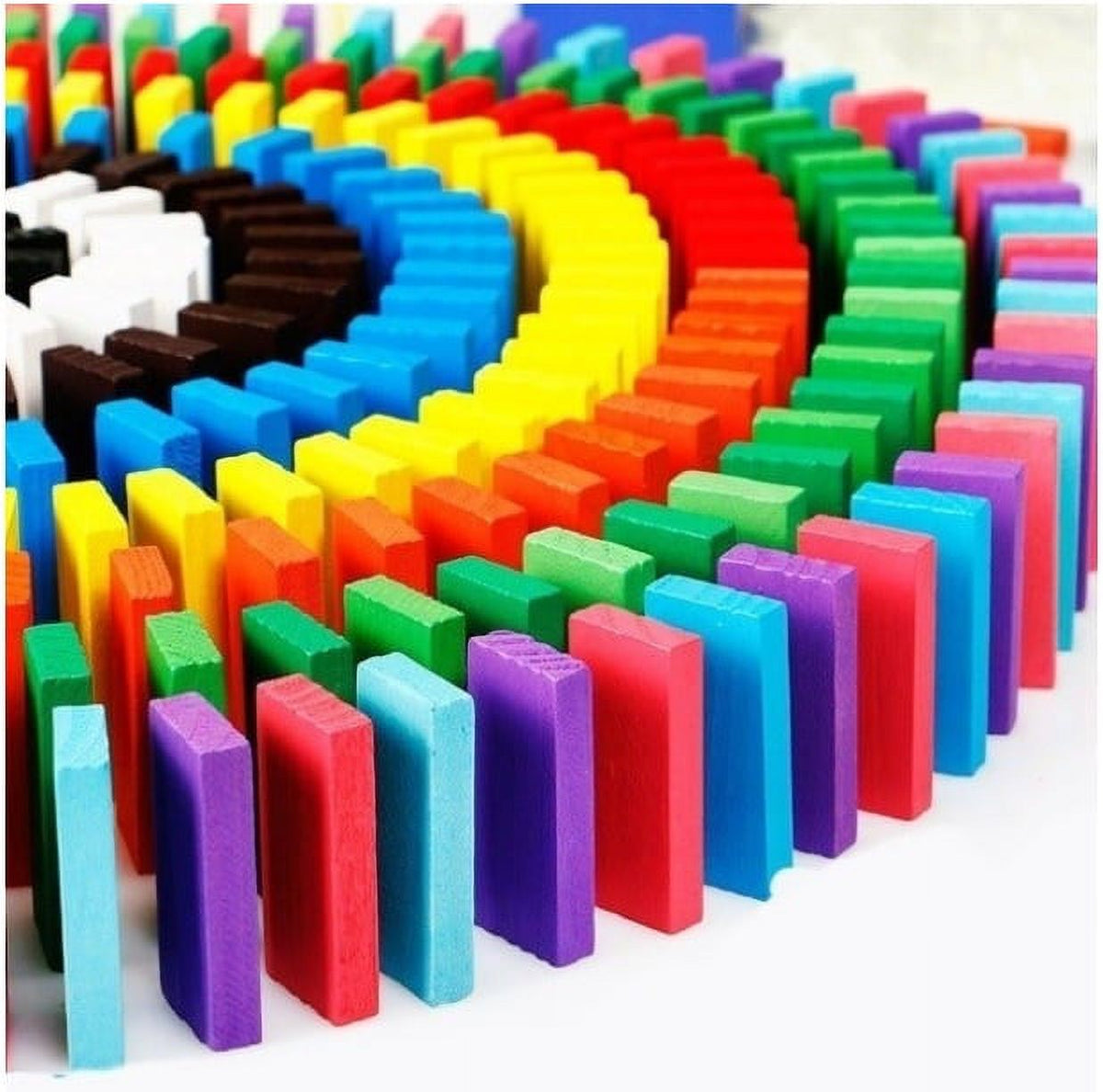 Wood Dominoes Tiles Building Blocks Y523509