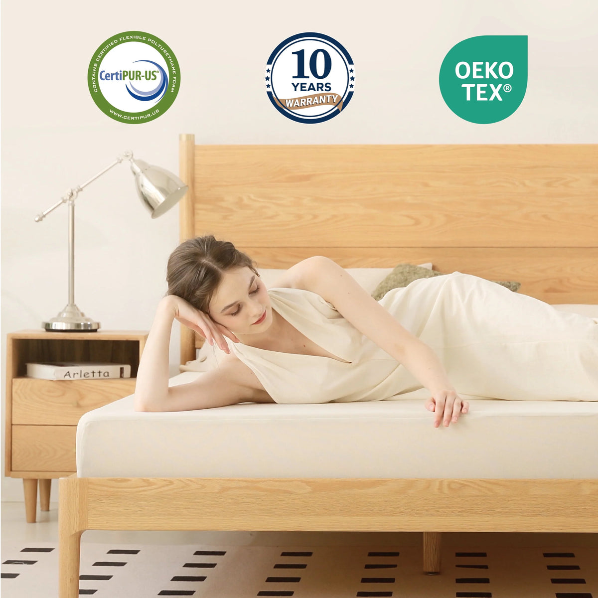 Twin Gel Memory Foam Mattress U33687