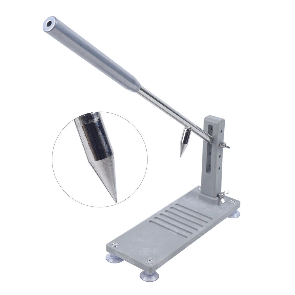 Manual Oyster Clam Shucker Stainless Opener Tool with 2 Blade Q593