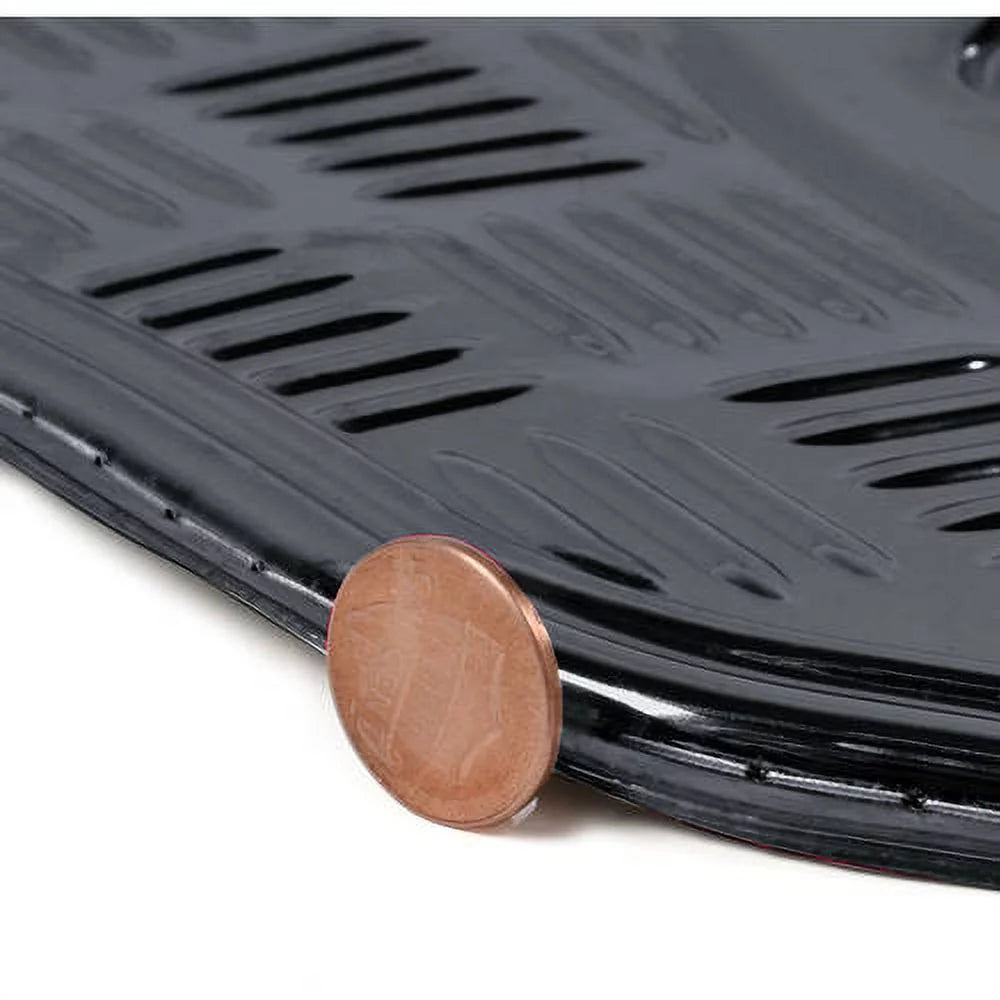 4-Piece Metallic Design Car Floor Mat M286423