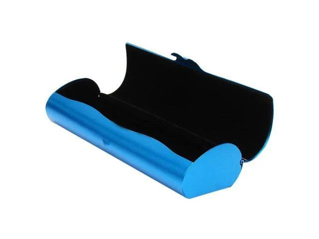 Blue Metal Glasses Case Q741