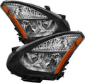 Black Headlights Lamps Turn Signal Left+Right A57688