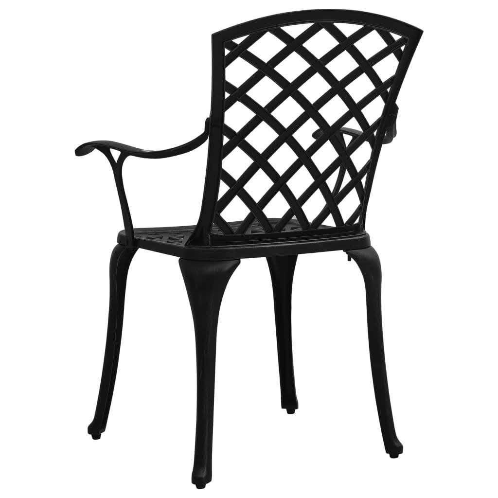 5 Piece Cast Aluminum Black Bistro Set K23473