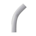 45 Degree ELBOW; 4 inch, Plain End, 36 inch Radius, PVC, Gray, Sch 80 P6233