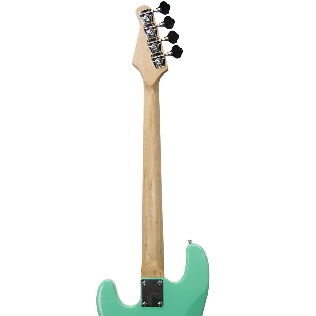 Surf Green Electric Bass Guitar with Pearl Pickguard B342