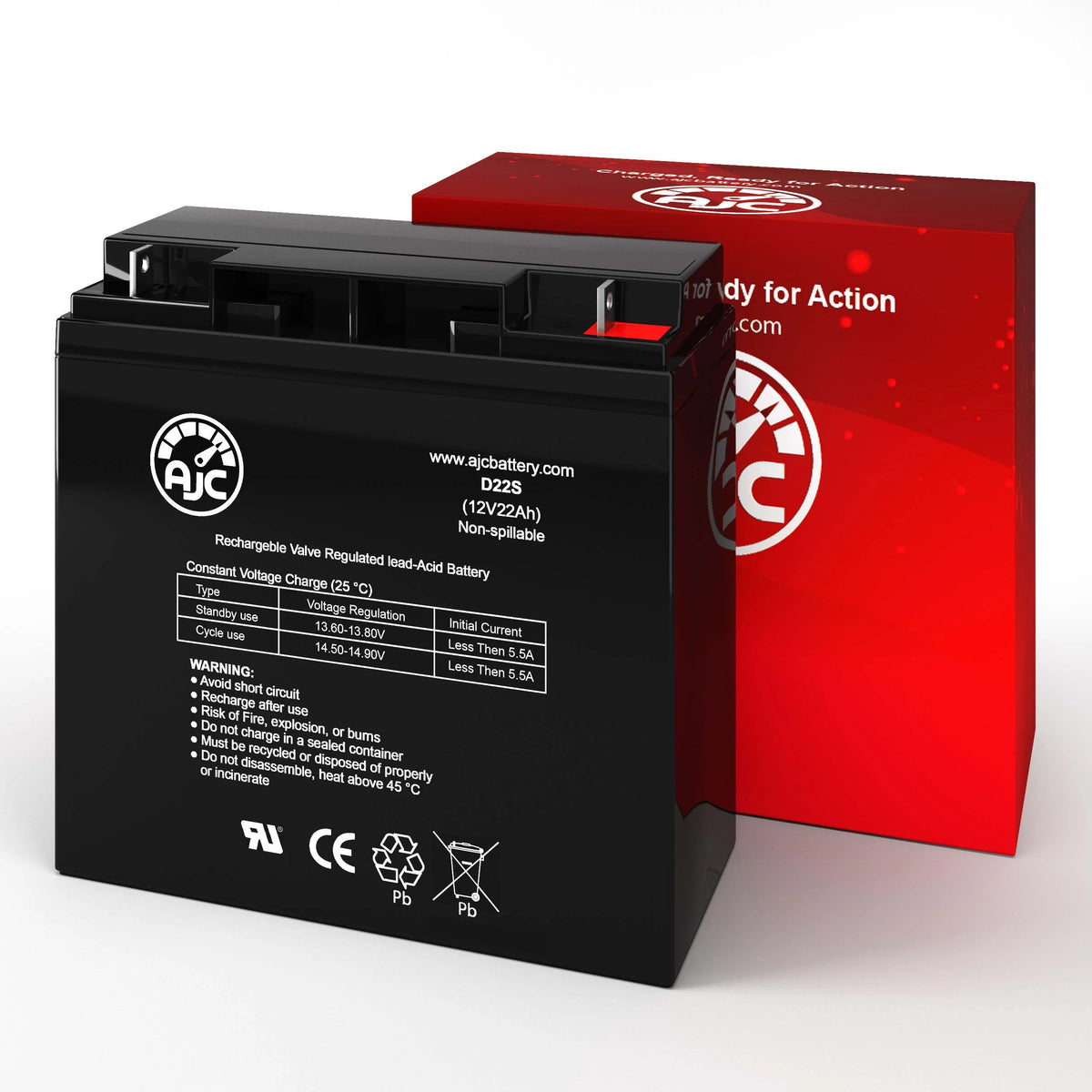 12V 22Ah Electric Scooter Battery L445956