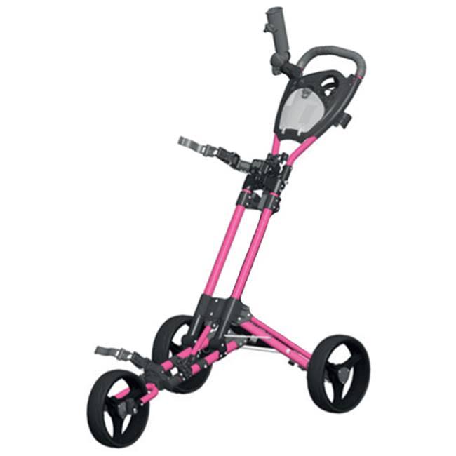 Pink 3 Wheel Golf Push Cart U492
