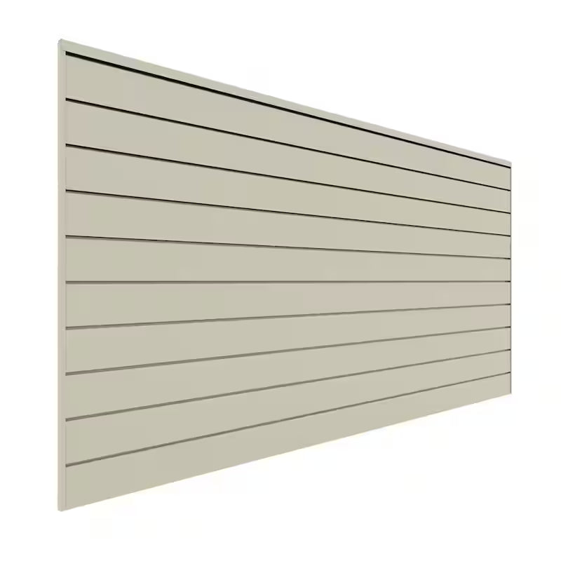 PVC Slatwall 8 ft. x 4 ft. Sandstone B638