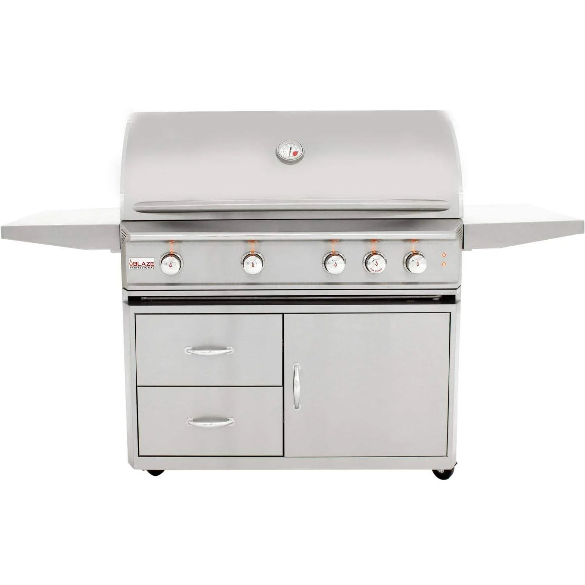 44 in. 4 Burner Built-In Natural Gas Grill with Cart I913