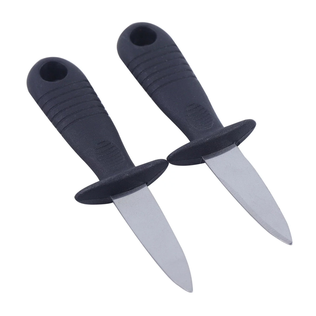 Manual Oyster Clam Shucker Stainless Opener Tool with 2 Blade Q593