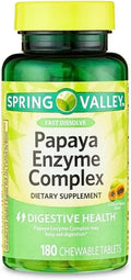 Papaya Enzyme Chewable Tablets 180 Count R5937
