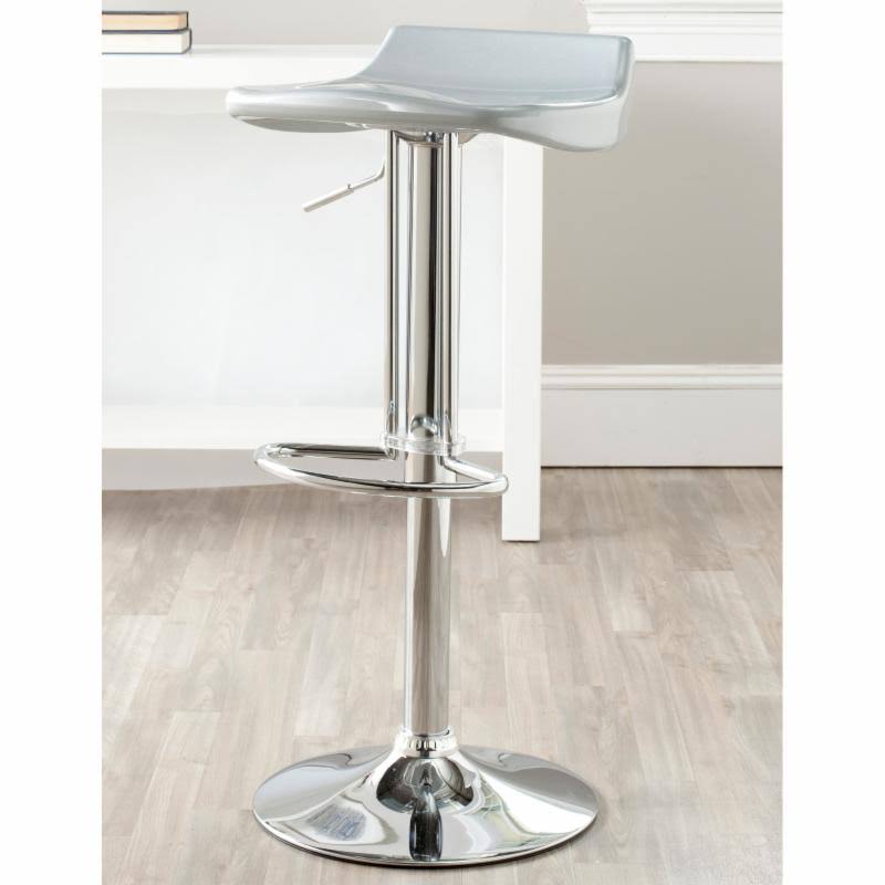 White Swivel Bar Stool E4701