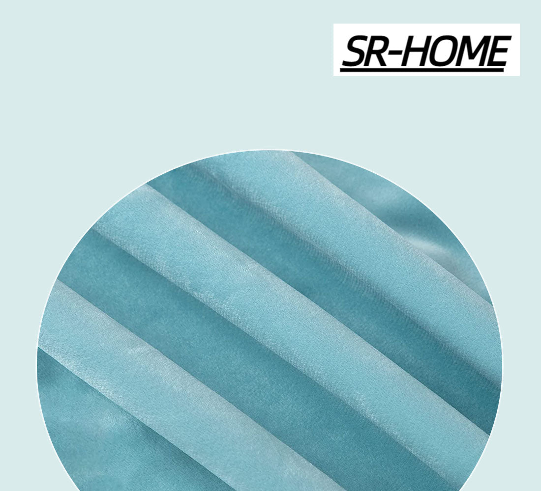 Set of 2 Super Soft Velvet Decorative Throw Pillow Covers Square with Fringe Cushion Case S871