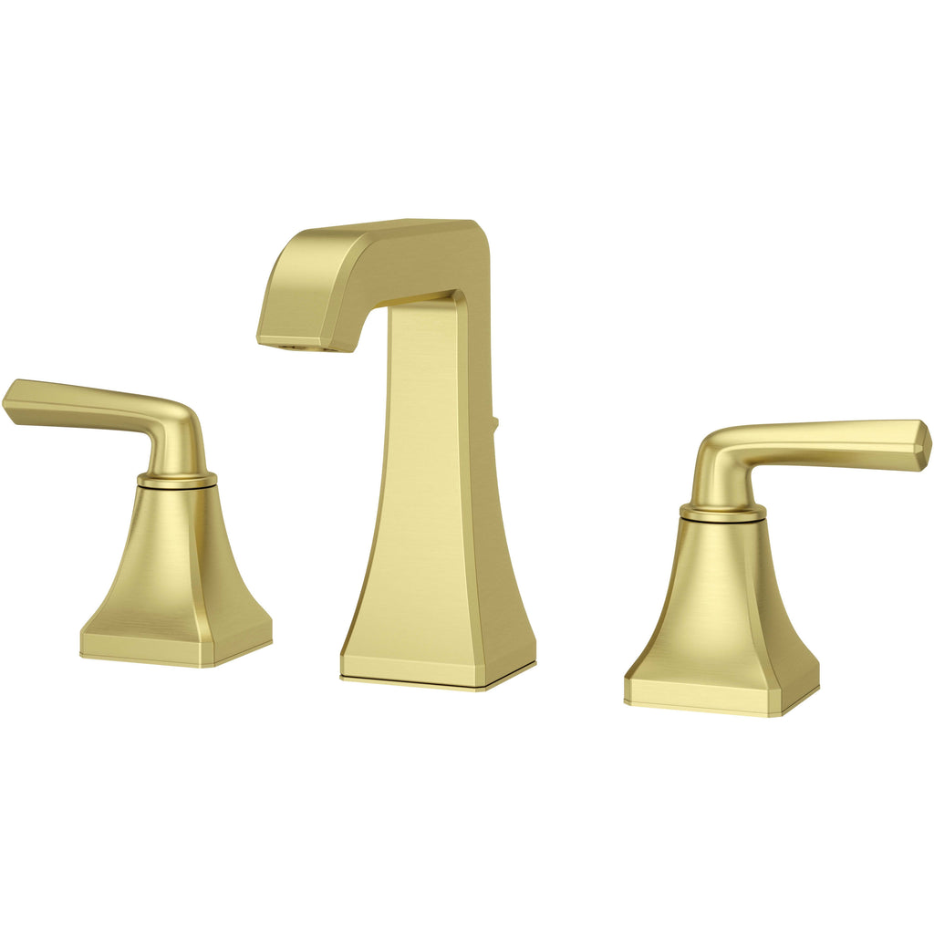 Brushed Gold Widespread Bathroom Faucet J688215