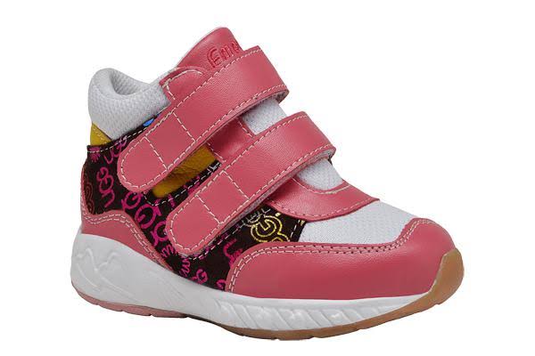 White/Red Leather/Mesh Orthopedic High Top Z188
