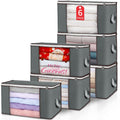 90L Foldable Clothes Storage Bags with Handles V865