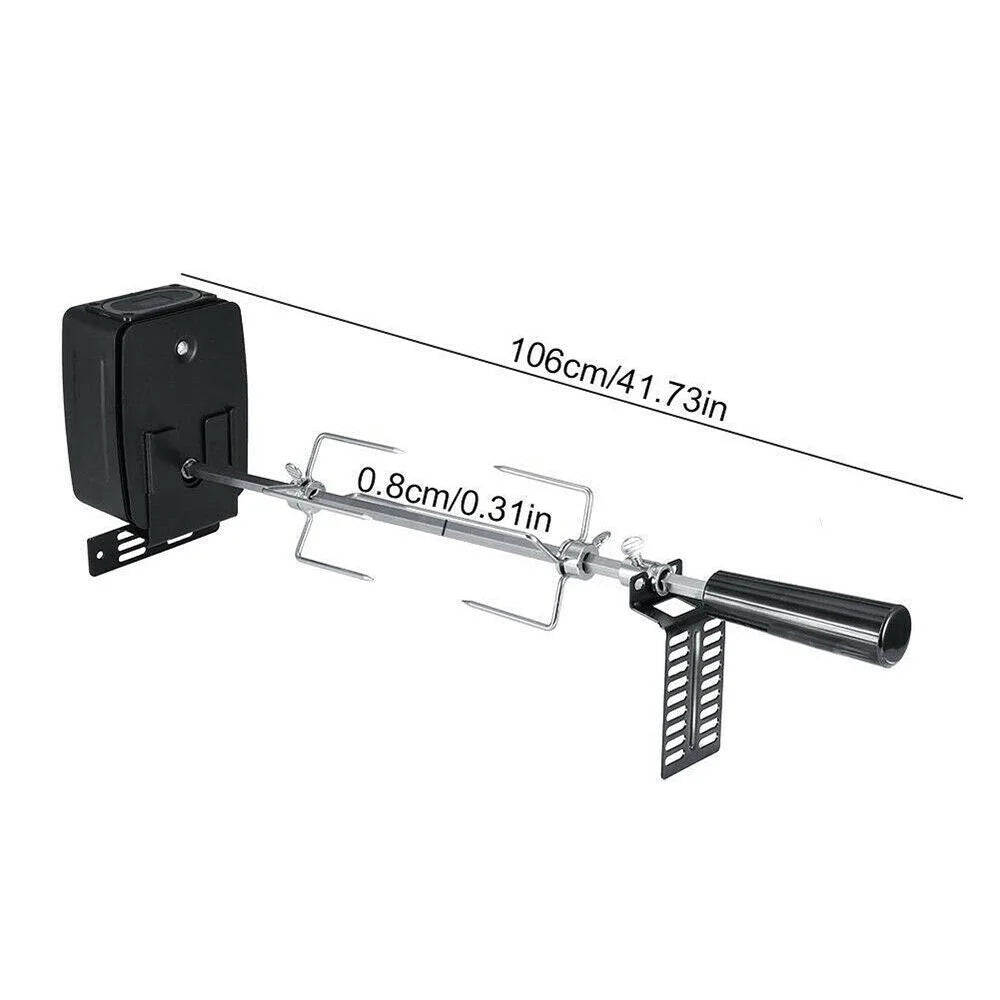 Stainless Steel Electric BBQ Rotisserie Motor Rod Kit D672378