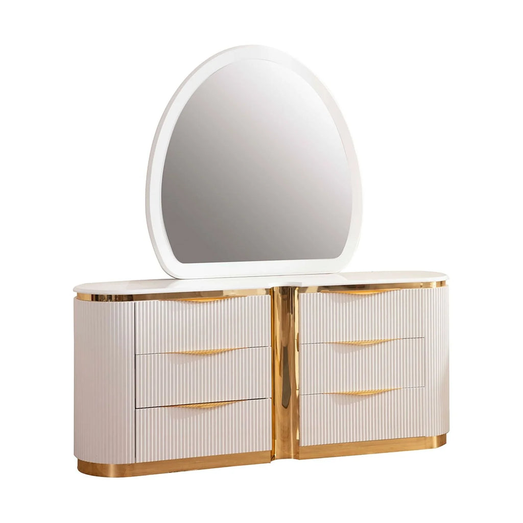 White Wood Dresser F53885